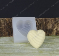 Молд силиконовый на конфетку Сердечко 25х26х11 мм